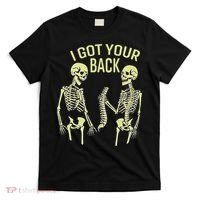 I Got Your Back Halloween Skeleton Skull Sarcastic T-Shirt thumb 0