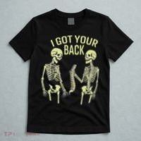 I Got Your Back Halloween Skeleton Skull Sarcastic T-Shirt thumb 5