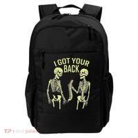 I Got Your Back Halloween Skeleton Skull Sarcastic Backpack thumb 0