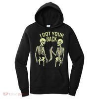I Got Your Back Halloween Skeleton Skull Sarcastic Women's Hoodie thumb 0