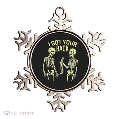 I Got Your Back Halloween Skeleton Skull Sarcastic Ornament