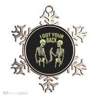 I Got Your Back Halloween Skeleton Skull Sarcastic Ornament thumb 0