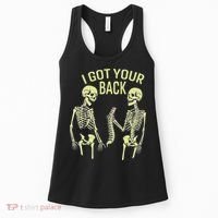 I Got Your Back Halloween Skeleton Skull Sarcastic Women's Tank Top thumb 0