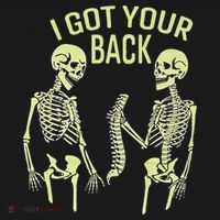 I Got Your Back Halloween Skeleton Skull Sarcastic Women's Tank Top thumb 5