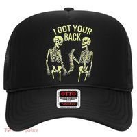 I Got Your Back Halloween Skeleton Skull Sarcastic Hat thumb 0