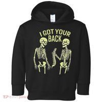 I Got Your Back Halloween Skeleton Skull Sarcastic Toddler Hoodie thumb 0