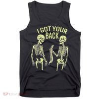 I Got Your Back Halloween Skeleton Skull Sarcastic Tank Top thumb 0
