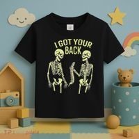 I Got Your Back Halloween Skeleton Skull Sarcastic Toddler T-Shirt thumb 3