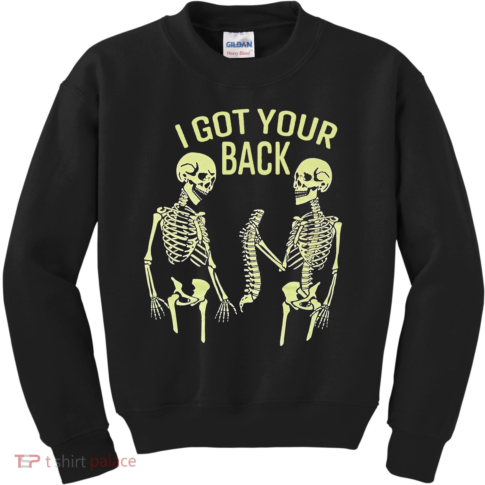 I Got Your Back Halloween Skeleton Skull Sarcastic Kids Sweatshirt