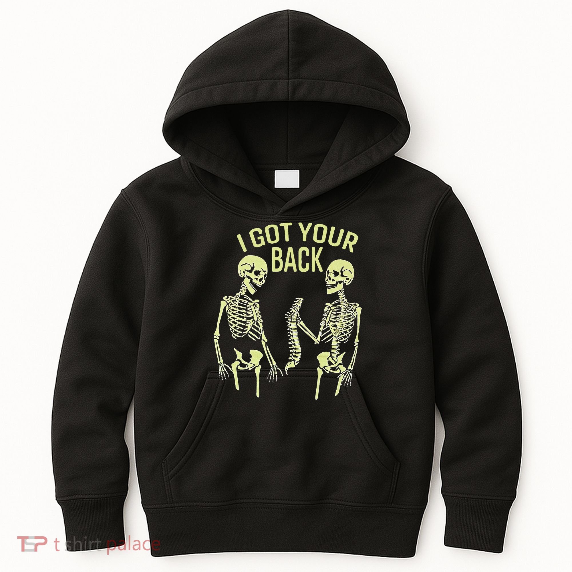 I Got Your Back Halloween Skeleton Skull Sarcastic Kids Hoodie