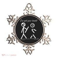 I Got Your Back Stick Figure Friendship Sarcasm Teens Funny Ornament thumb 0
