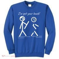 I Got Your Back Stick Figure Friendship Sarcasm Teens Funny Sweatshirt thumb 0