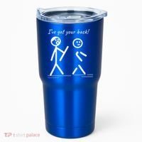 I Got Your Back Stick Figure Friendship Sarcasm Teens Funny Tumbler thumb 0