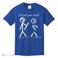 I Got Your Back Stick Figure Friendship Sarcasm Teens Funny Kids T-Shirt thumb 0