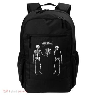 IVe Got Your Back Funny Skeleton Pun Backpack