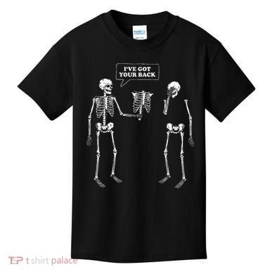 IVe Got Your Back Funny Skeleton Pun Kids T-Shirt