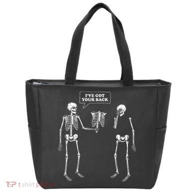 IVe Got Your Back Funny Skeleton Pun Tote Bag