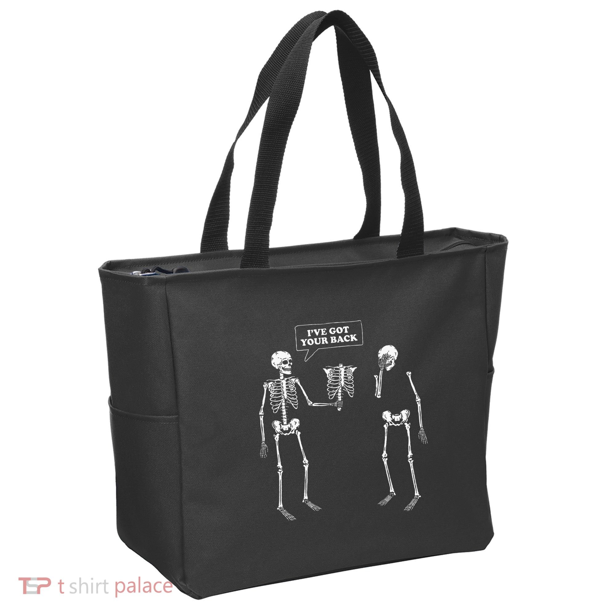 IVe Got Your Back Funny Skeleton Pun Tote Bag