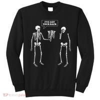 Ive Got Your Back Funny Skeleton Pun Sweatshirt thumb 0