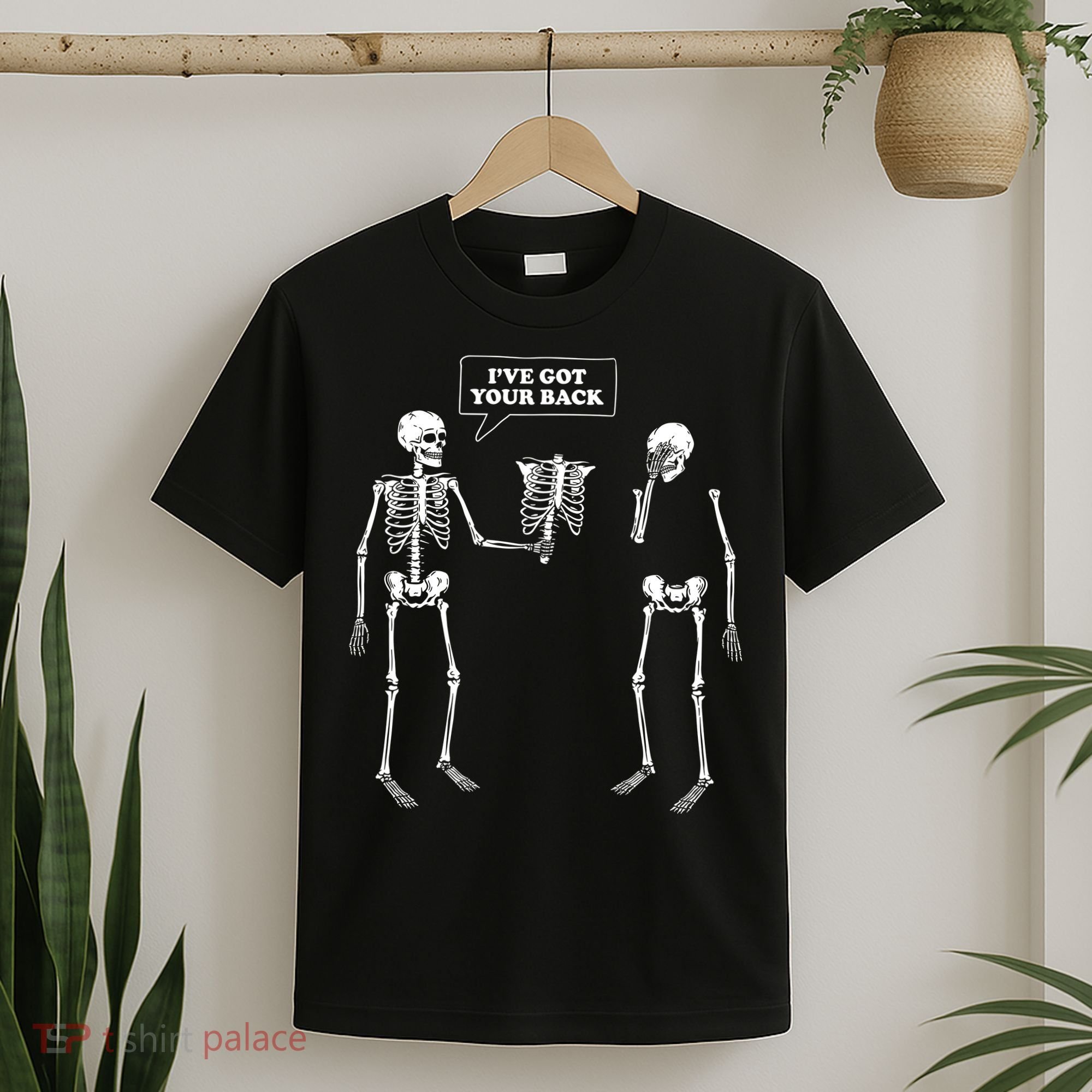 Ive Got Your Back Funny Skeleton Pun T-Shirt