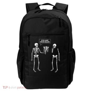 Ive Got Your Back Funny Skeleton Pun Backpack