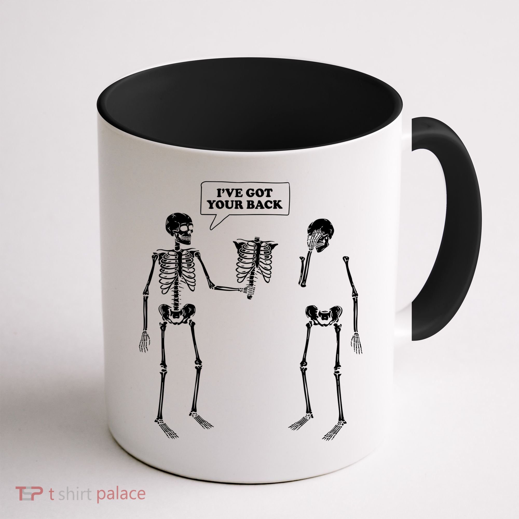 Ive Got Your Back Funny Skeleton Pun Coffee Mug
