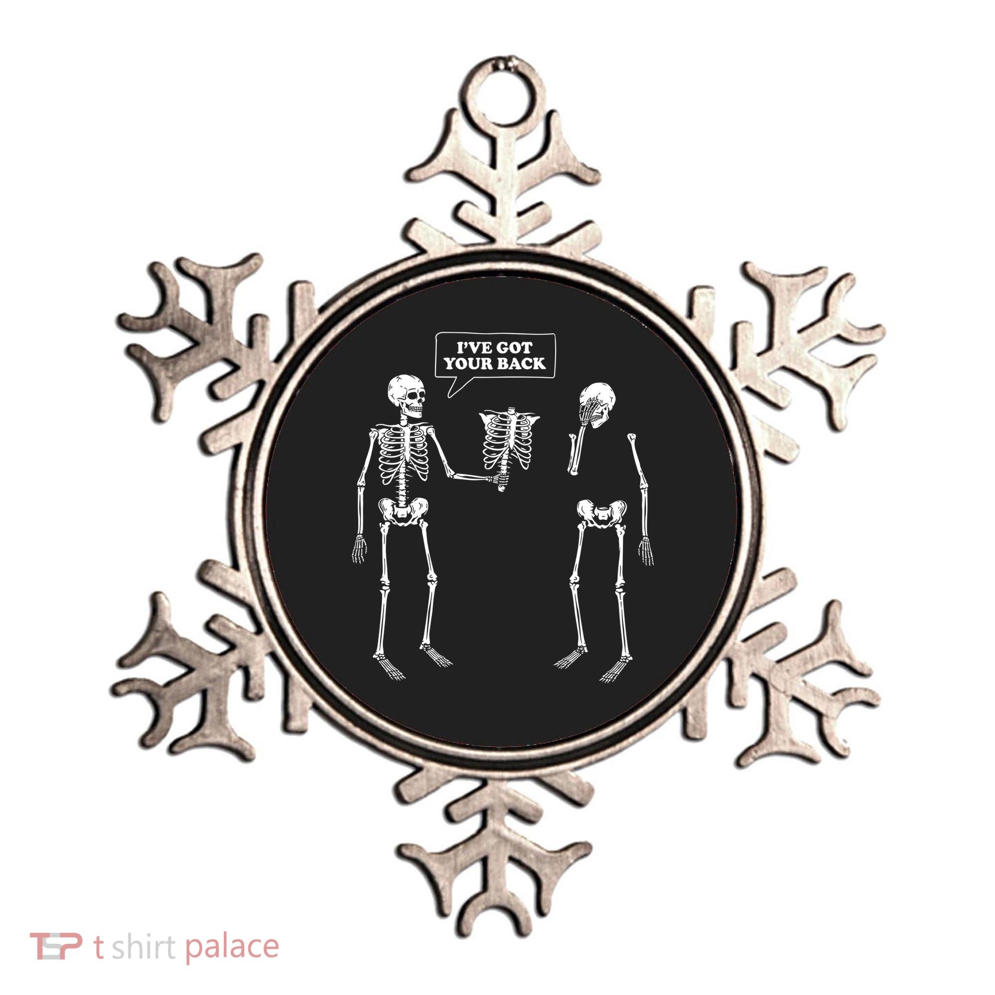 Ive Got Your Back Funny Skeleton Pun Ornament