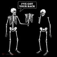 Ive Got Your Back Funny Skeleton Pun Women's Tank Top thumb 5