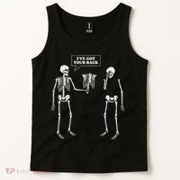 Ive Got Your Back Funny Skeleton Pun Tank Top thumb 2