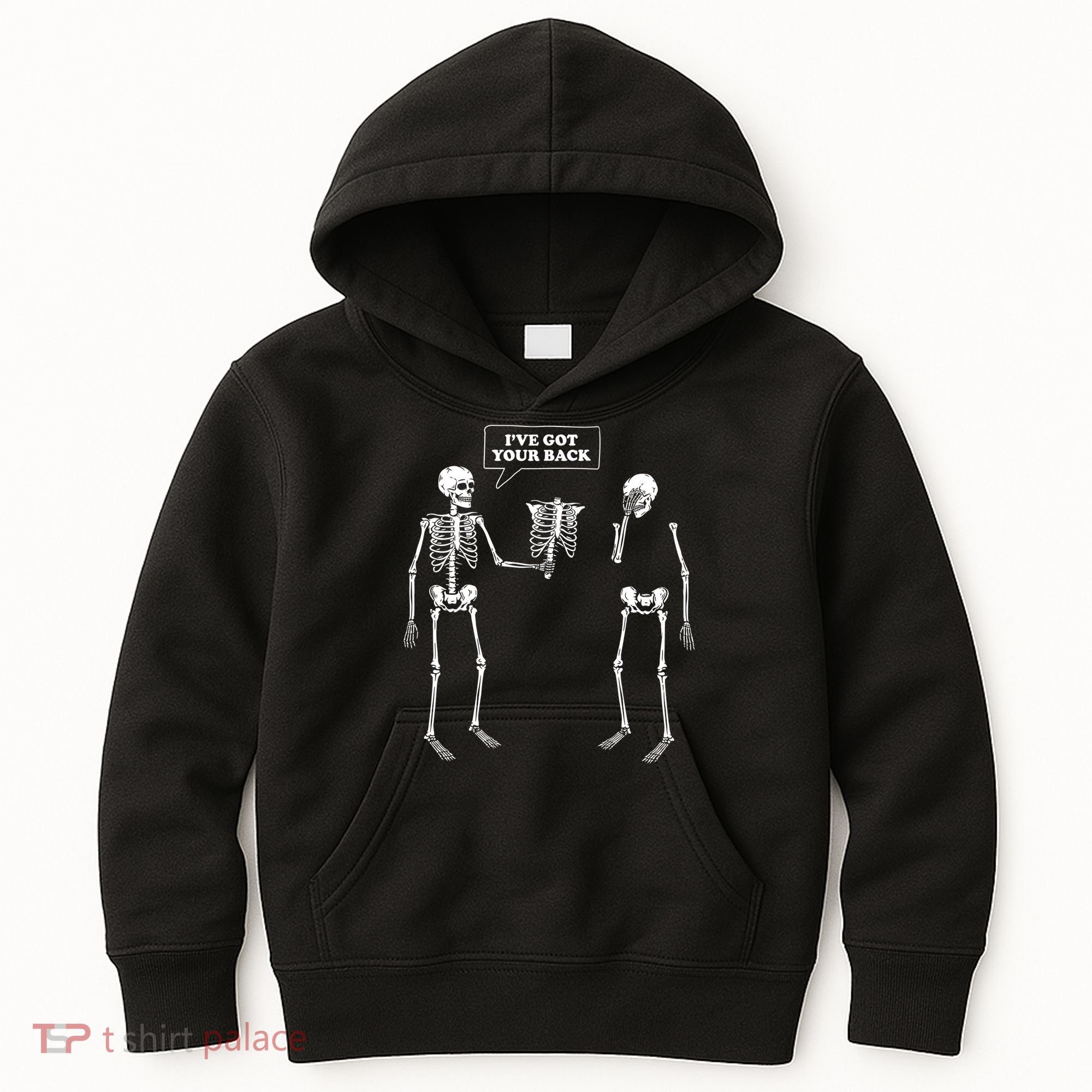 Ive Got Your Back Funny Skeleton Pun Kids Hoodie