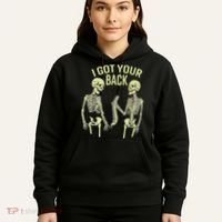 I Got Your Back Halloween Skeleton Skull Sarcastic Hoodie thumb 5