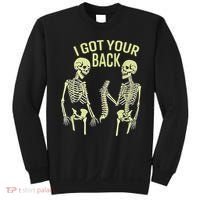 I Got Your Back Halloween Skeleton Skull Sarcastic Sweatshirt thumb 0