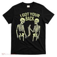 I Got Your Back Halloween Skeleton Skull Sarcastic T-Shirt thumb 0
