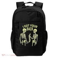 I Got Your Back Halloween Skeleton Skull Sarcastic Backpack thumb 0