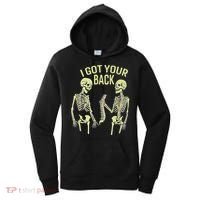 I Got Your Back Halloween Skeleton Skull Sarcastic Women's Hoodie thumb 0