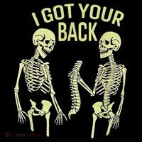 I Got Your Back Halloween Skeleton Skull Sarcastic Baby Bodysuit thumb 2