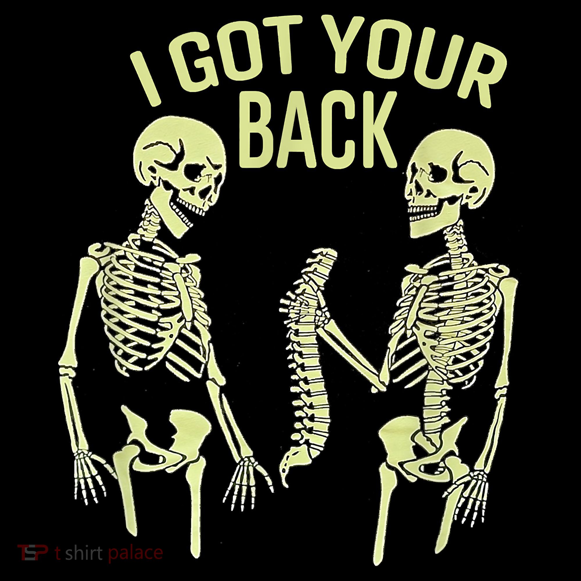 I Got Your Back Halloween Skeleton Skull Sarcastic Baby Bodysuit
