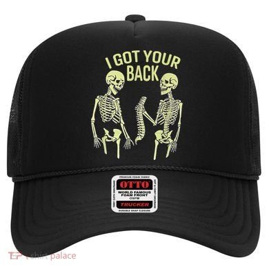 I Got Your Back Halloween Skeleton Skull Sarcastic Hat
