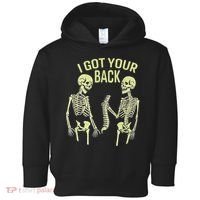 I Got Your Back Halloween Skeleton Skull Sarcastic Toddler Hoodie thumb 0