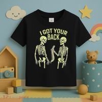 I Got Your Back Halloween Skeleton Skull Sarcastic Toddler T-Shirt thumb 3