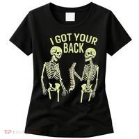 I Got Your Back Halloween Skeleton Skull Sarcastic Women's T-Shirt thumb 0