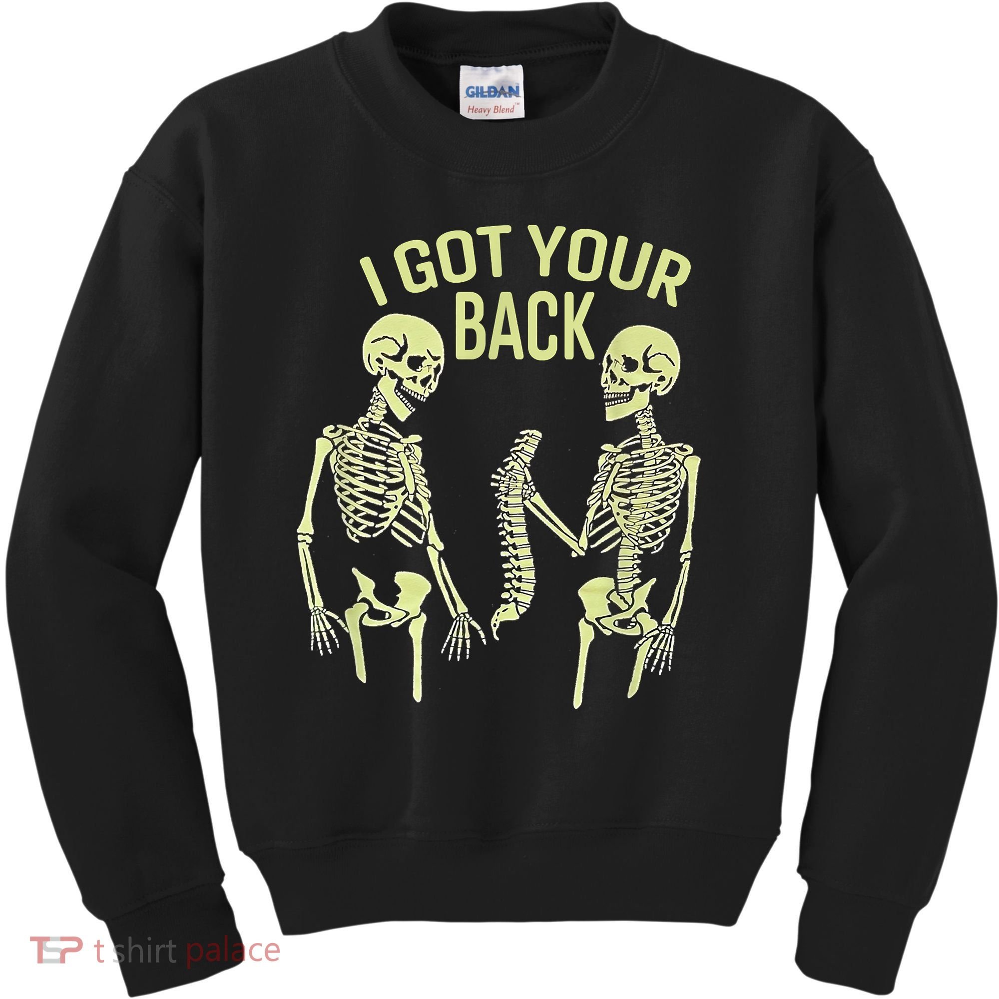 I Got Your Back Halloween Skeleton Skull Sarcastic Kids Sweatshirt