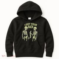 I Got Your Back Halloween Skeleton Skull Sarcastic Kids Hoodie thumb 0
