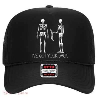 I've Got Your Back Funny Skeleton Bone Meme Hat