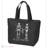 I've Got Your Back Funny Skeleton Bone Meme Tote Bag thumb 3
