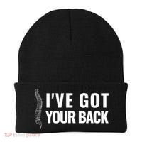 Ive Got Your Back Anatomy Funny Chiropractor Orthopedic Meaningful Gift Beanie thumb 0