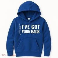 Ive Got Your Back Anatomy Funny Chiropractor Orthopedic Meaningful Gift Kids Hoodie thumb 0