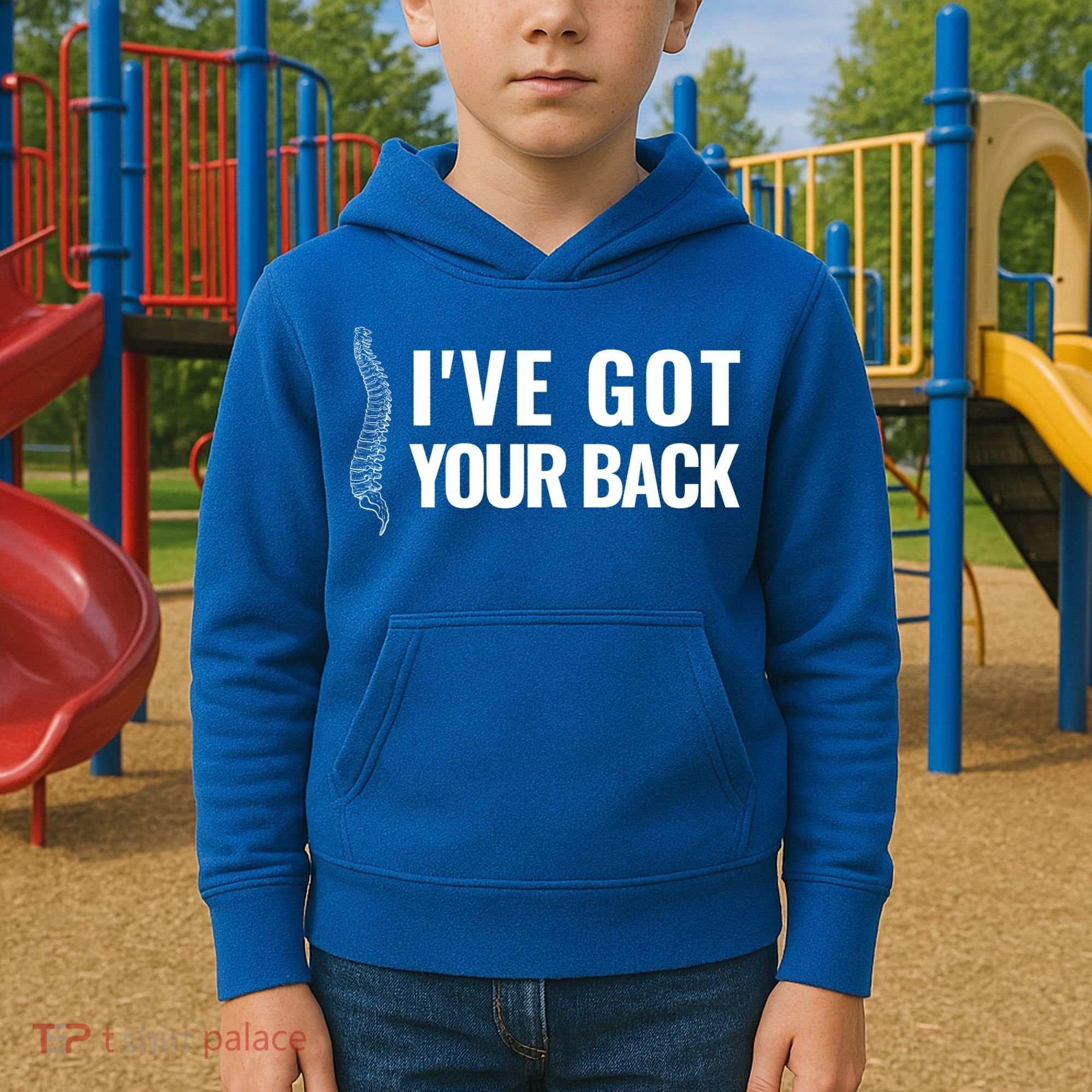 Ive Got Your Back Anatomy Funny Chiropractor Orthopedic Meaningful Gift Kids Hoodie