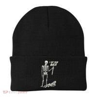 I Got Your Back Halloween Skeleton Skull Sarcastic Beanie thumb 0