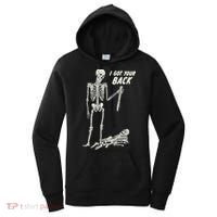 I Got Your Back Halloween Skeleton Skull Sarcastic Women's Hoodie thumb 0
